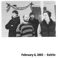 The Features - 2003-02-06